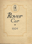 Cover Rover Catalogue 1924