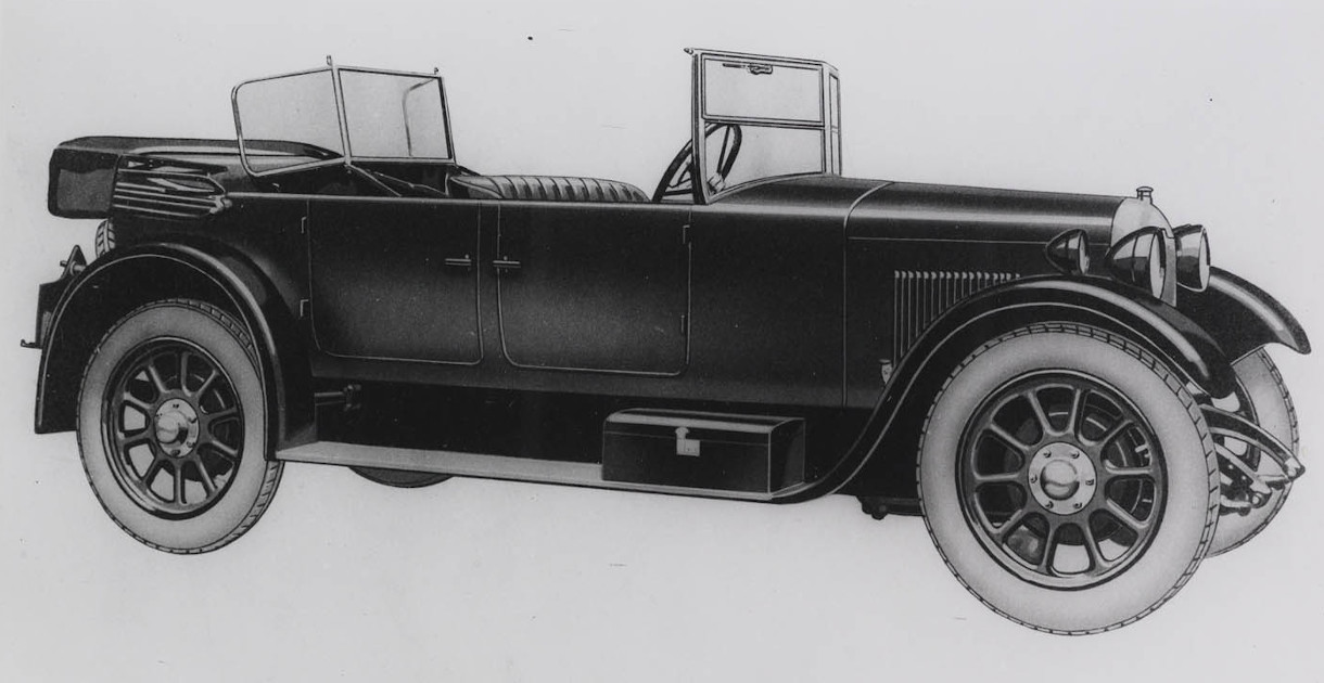 14/45 hp Tourer aus Prospekt 1927