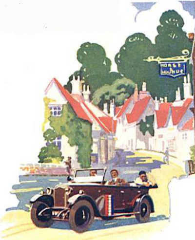 Rover 9/20 hp in England