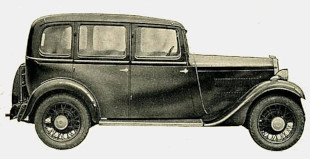 1933 10/25 hp Ten Special Coachbuilt Saloon