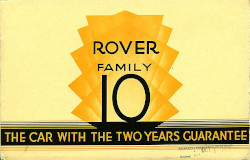 Rover Family Ten Brochure