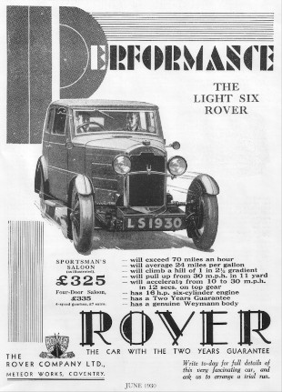 1930 Light Six Advert 08-1929