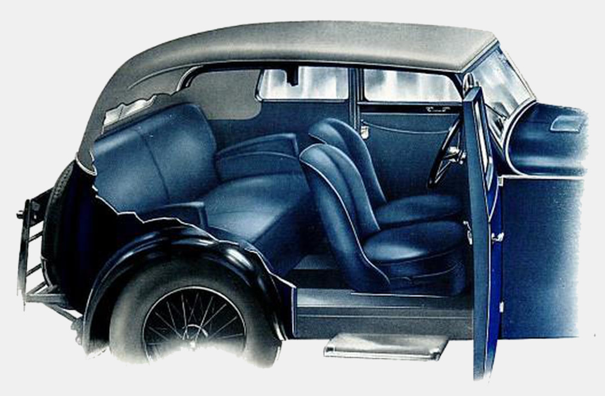 Rover Light Six Sportsman's Saloon Innenraum