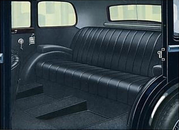 1931 Light 20 Rear Seat