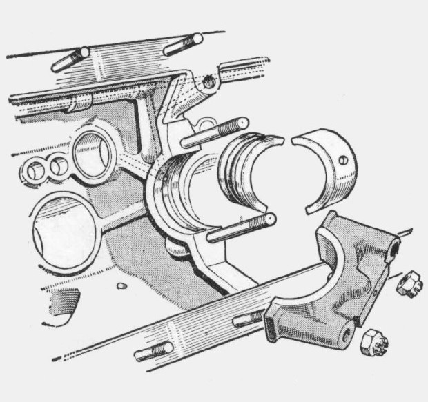 1932 Rover Pilot 12hp Crankcase Main Bearing