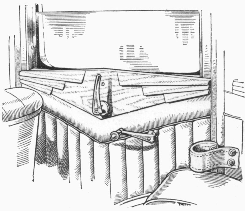 1932 Rover 'Ultimax' innere Türgestaltung