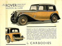 1933 Rover Fairway Brochure