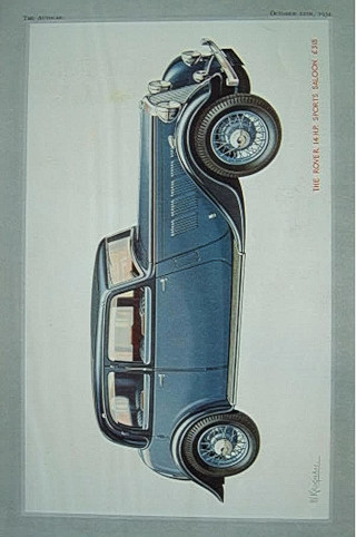 P1 Werbung (14hp Sports Saloon) 1933