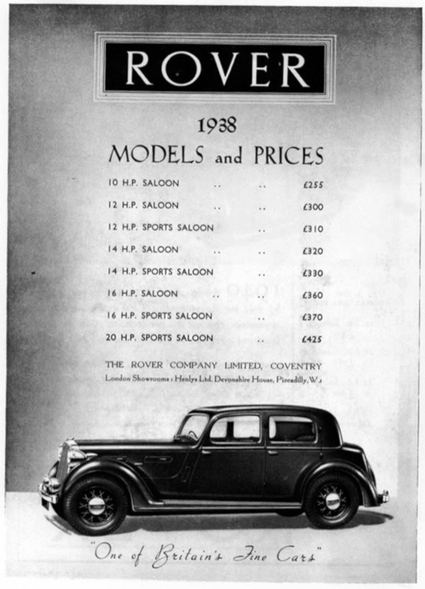 P2 Advert 1937