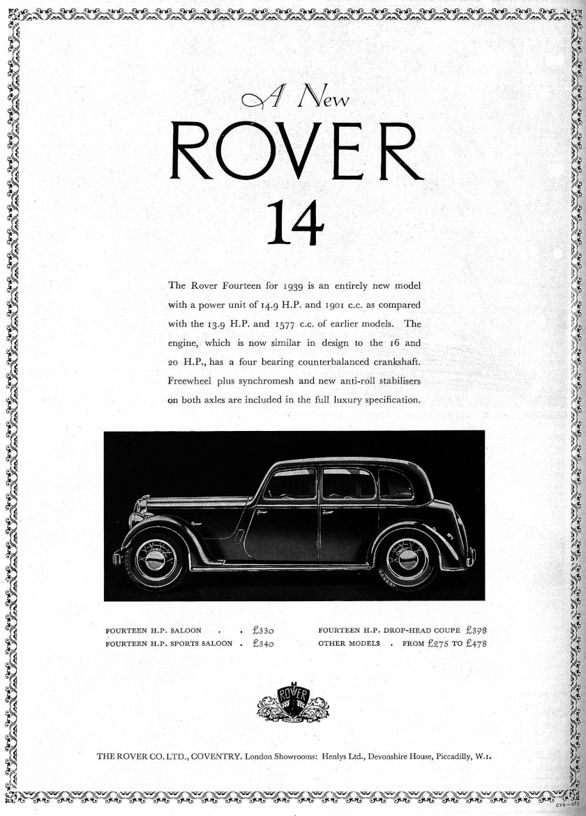 P2 Advert 1937