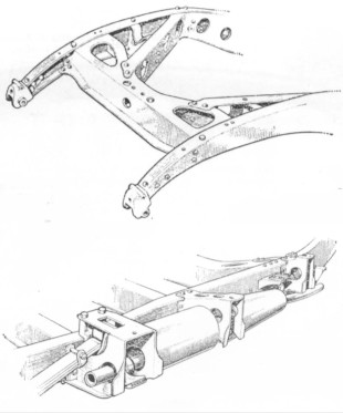 16hp Chassis Front + Silencer for 1937