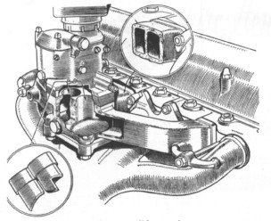 New inlet and exhaust system on 16hp for 1940