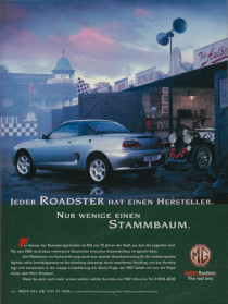 Werbung MGF 1998