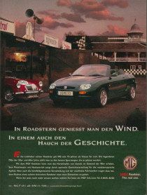 Werbung MGF 1998