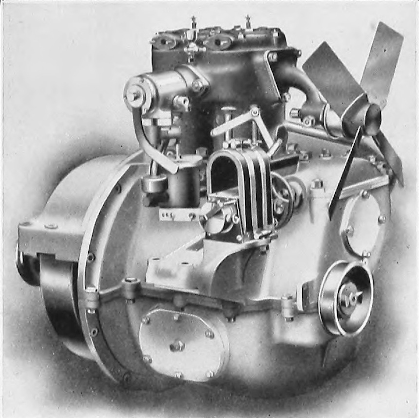 12hp Knight Zweizylinder, Ansicht