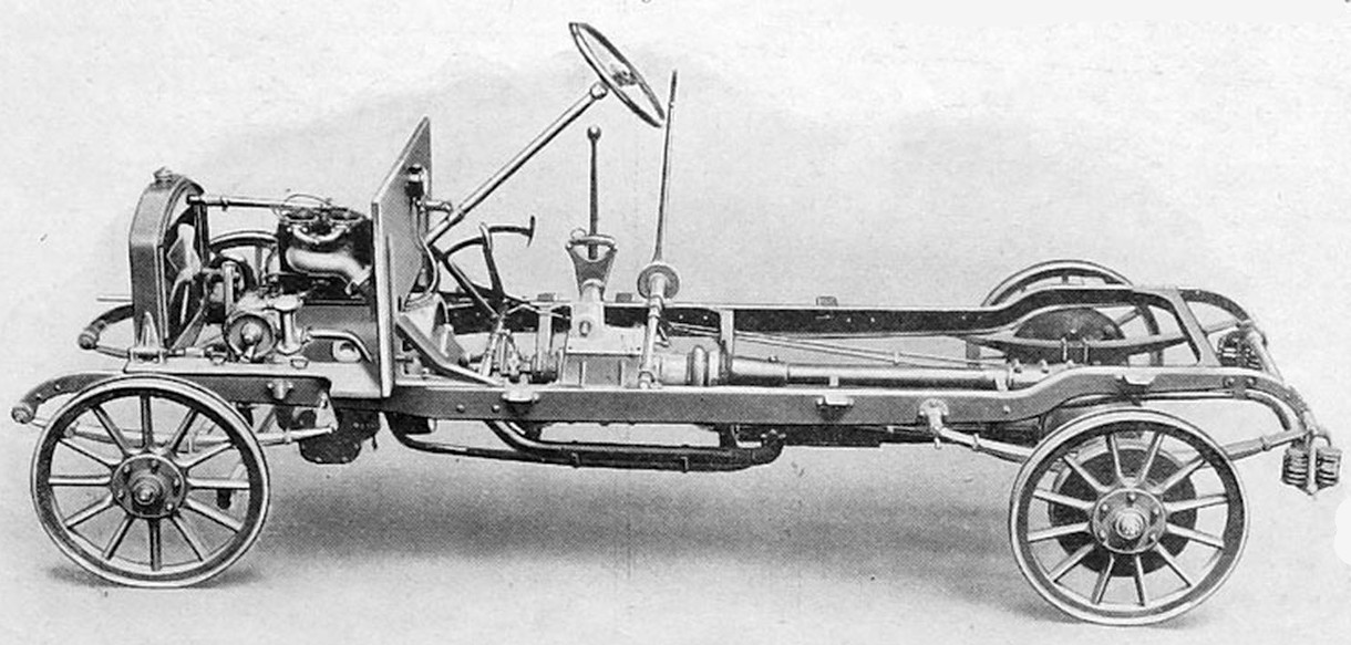 12hp Knight Chassis seitlich