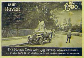Werbung für Rover 12hp Clegg, 1914