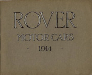 1914 Rover Brochure