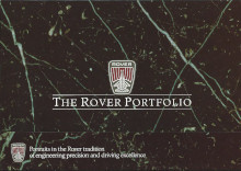 1989 Broschüre mit Rover 416i