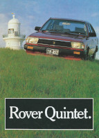 1983 Broschüre Rover Quintet - 02