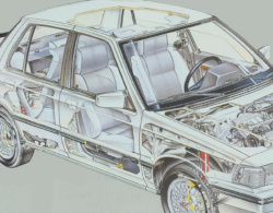 Roentgenbild Rover 200 Mark I