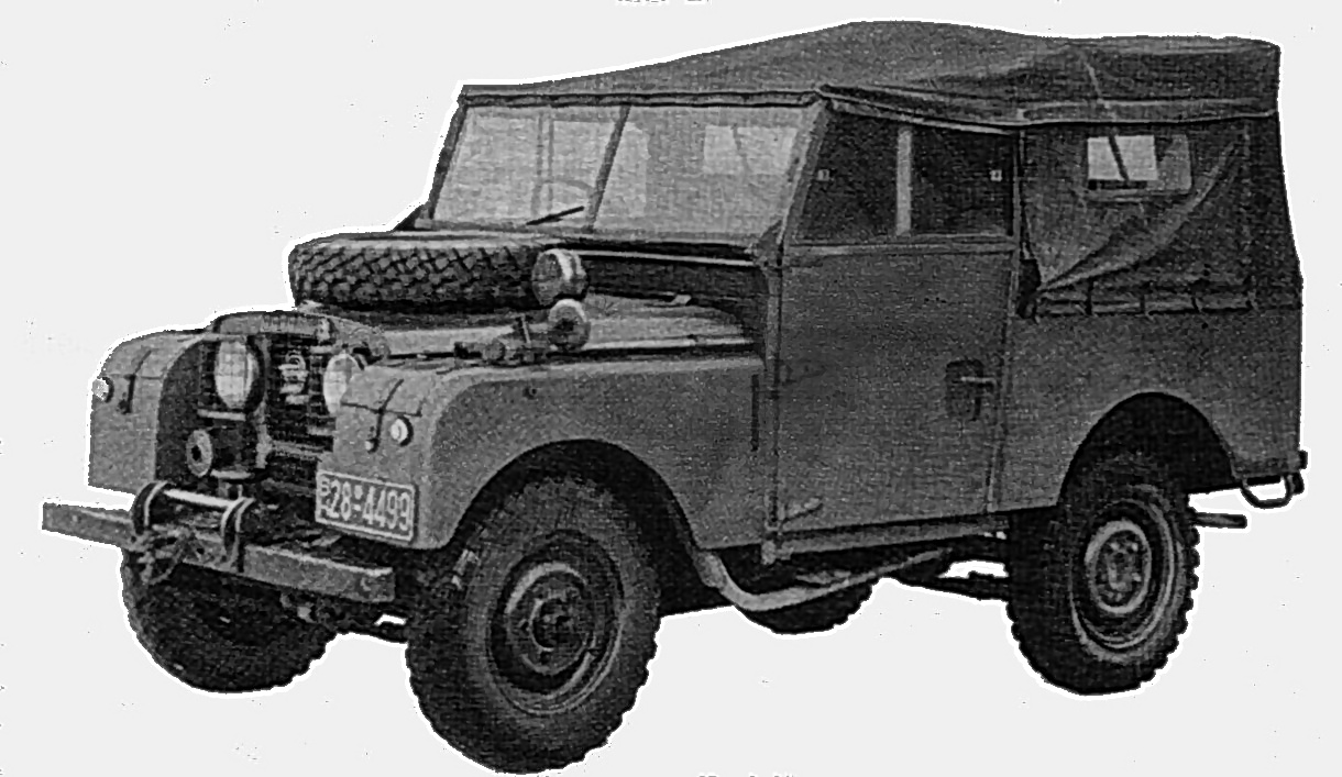 1955 Land Rover Tempo-Lizenzbau für BGS