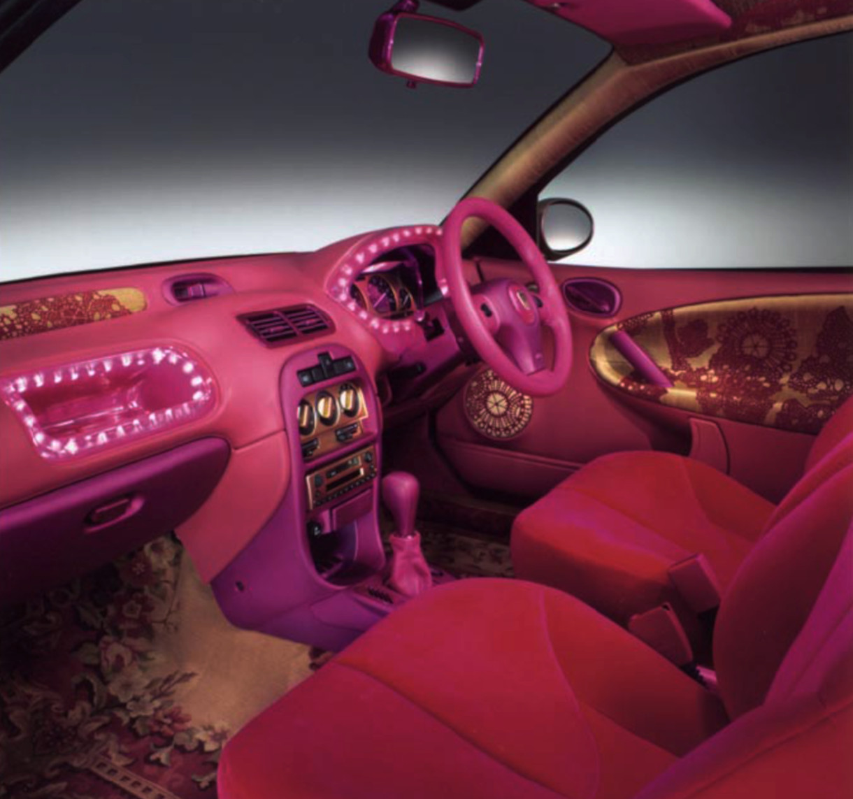 2002 Rover Art Car Interior