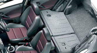 Rückbank voll umgelegt