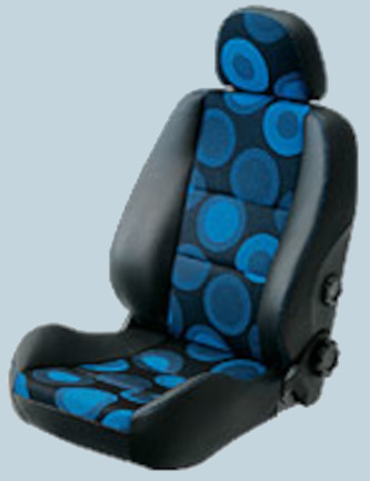 Seat Target Fabric Blue
