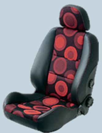 Seat Target Fabric Burnished