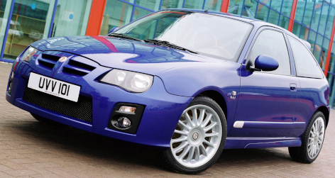 MG ZR after Facelift