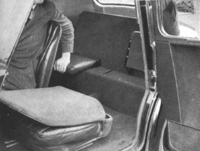 Rover M1 Hintere Sitze