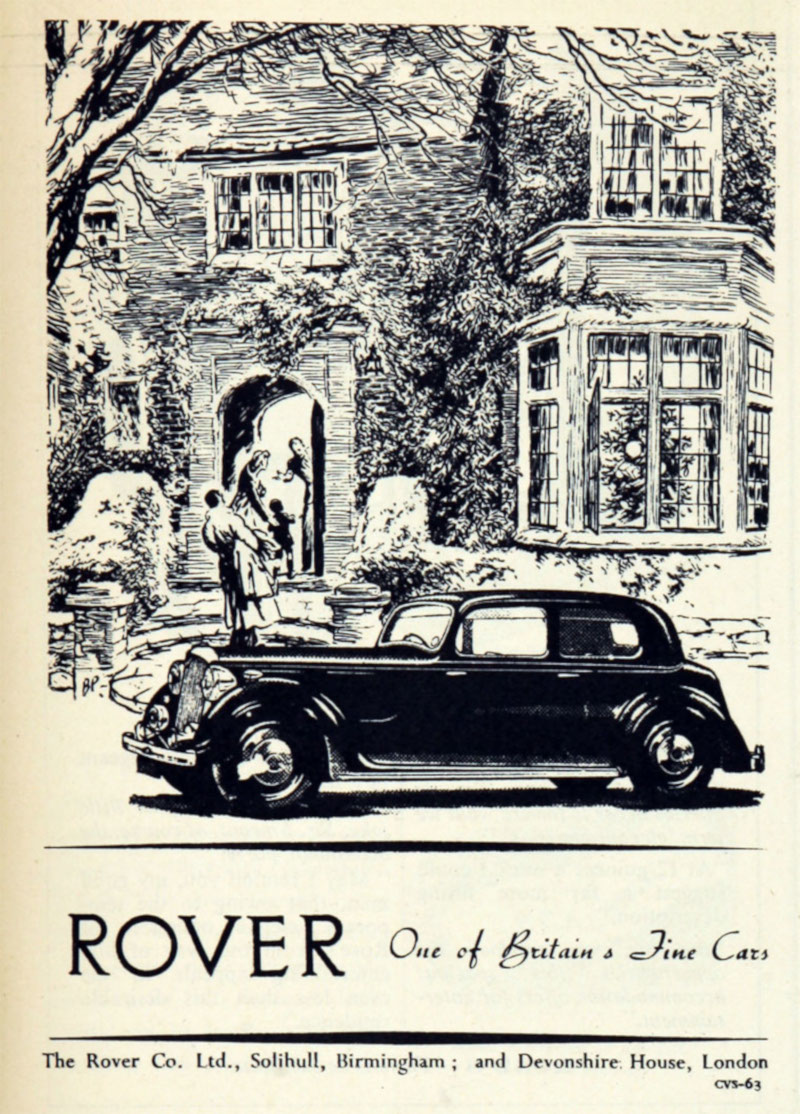 Werbung Rover P2 1946-12-28