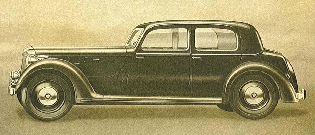 Rover Nachkriegs-P2 16hp Saloon