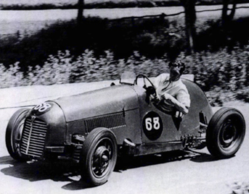 Rover Racer beim Presdcott Hillclimb 1948/49