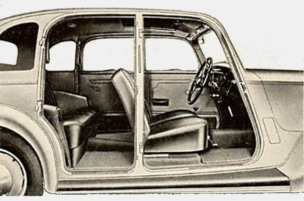 Innenansicht P3 Karosserie