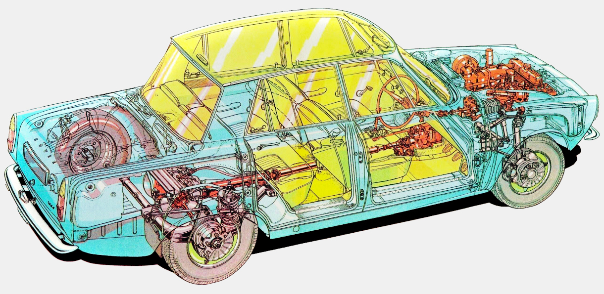 Rover P6 2000 Röntgenbild rechts