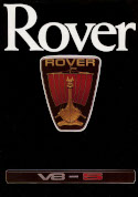 1980 ROVER SD1 Modell V8-S Broschüre