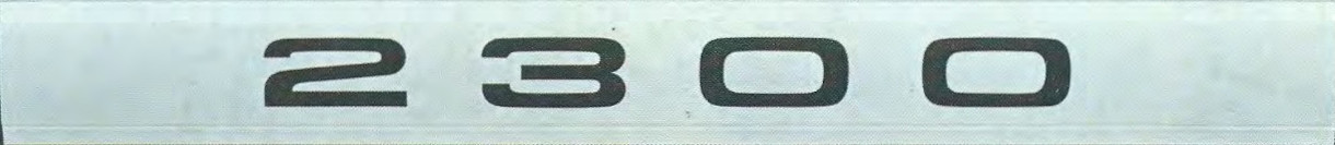 ROVER SD1 2300 Hecklogo SD1 2300 Hecklogo