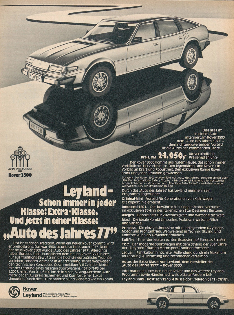 SD1 Werbung in ams 13/1977