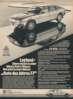 SD1 Werbung in ams 13/1977