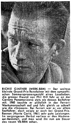 Ritchie Ginther 1962 Ritchie Ginther