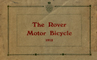 Broschüre Rover 3 1/2 hp, 1912