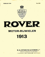 Broschüre Rover 3 1/2 hp (NL), 1913