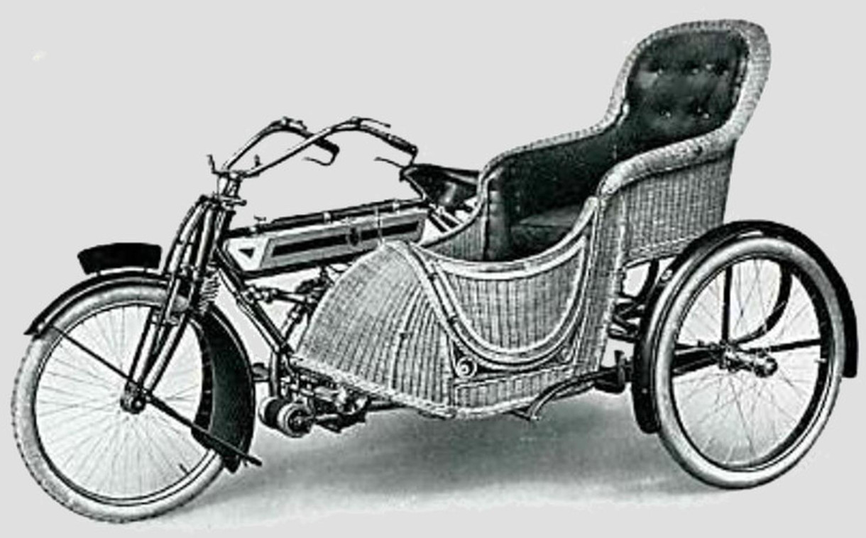 1912 ROVER 3,5 hp Beiwagen Nr 3