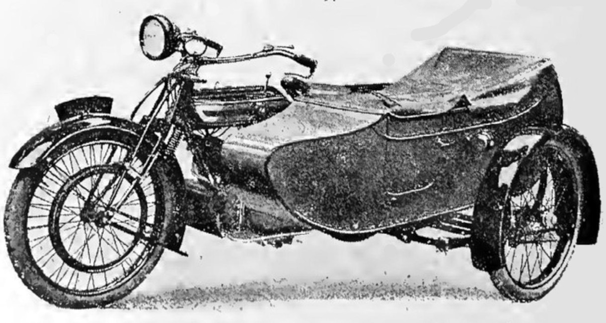 1920 ROVER 3,5 hp Beiwagen