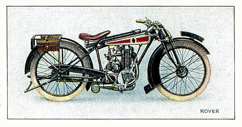 Rover 350 ccm Motorcycle, Collector's image, 1926 Rover 350 ccm Motorcycle, Collerctor's image, 1926